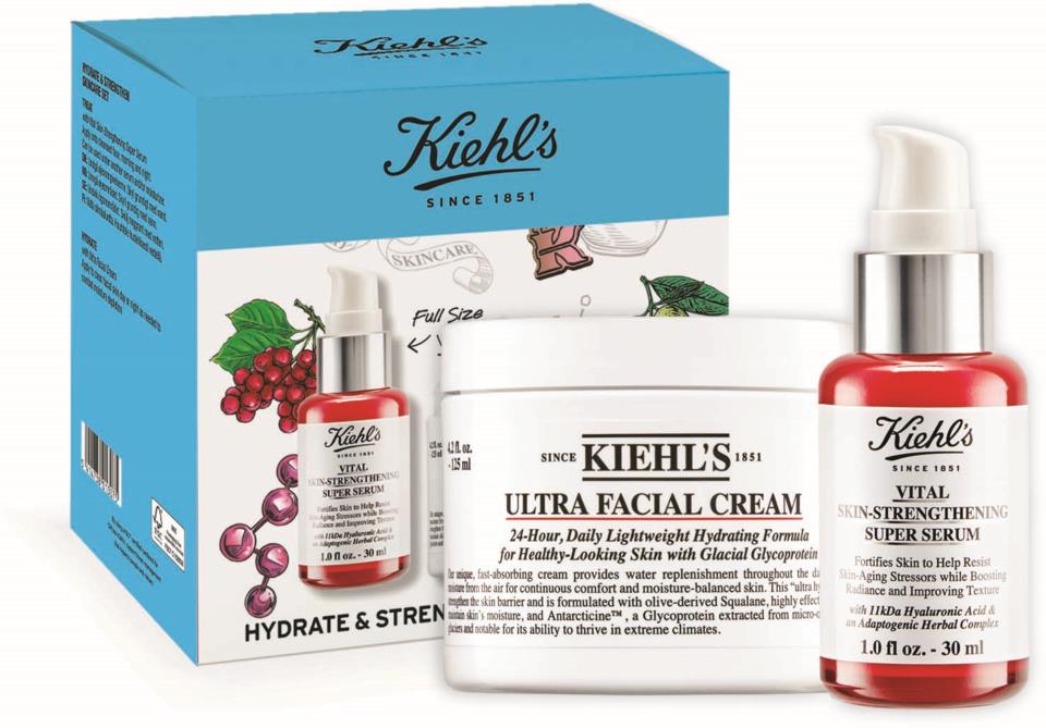 Kiehl's Hydrate & Strengthen Skincare Set