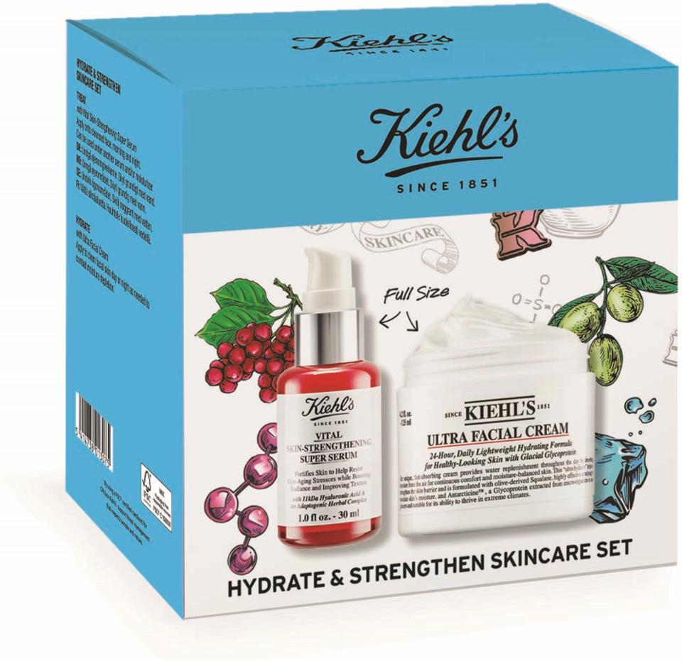 Kiehl's Hydrate & Strengthen Skincare Set