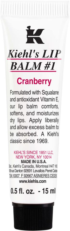 Kiehl's Lip Balm # 1 Cranberry 15ml