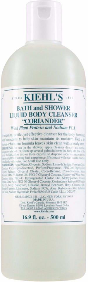 Kiehl's Liquid Body Cleanser Coriander 500ml