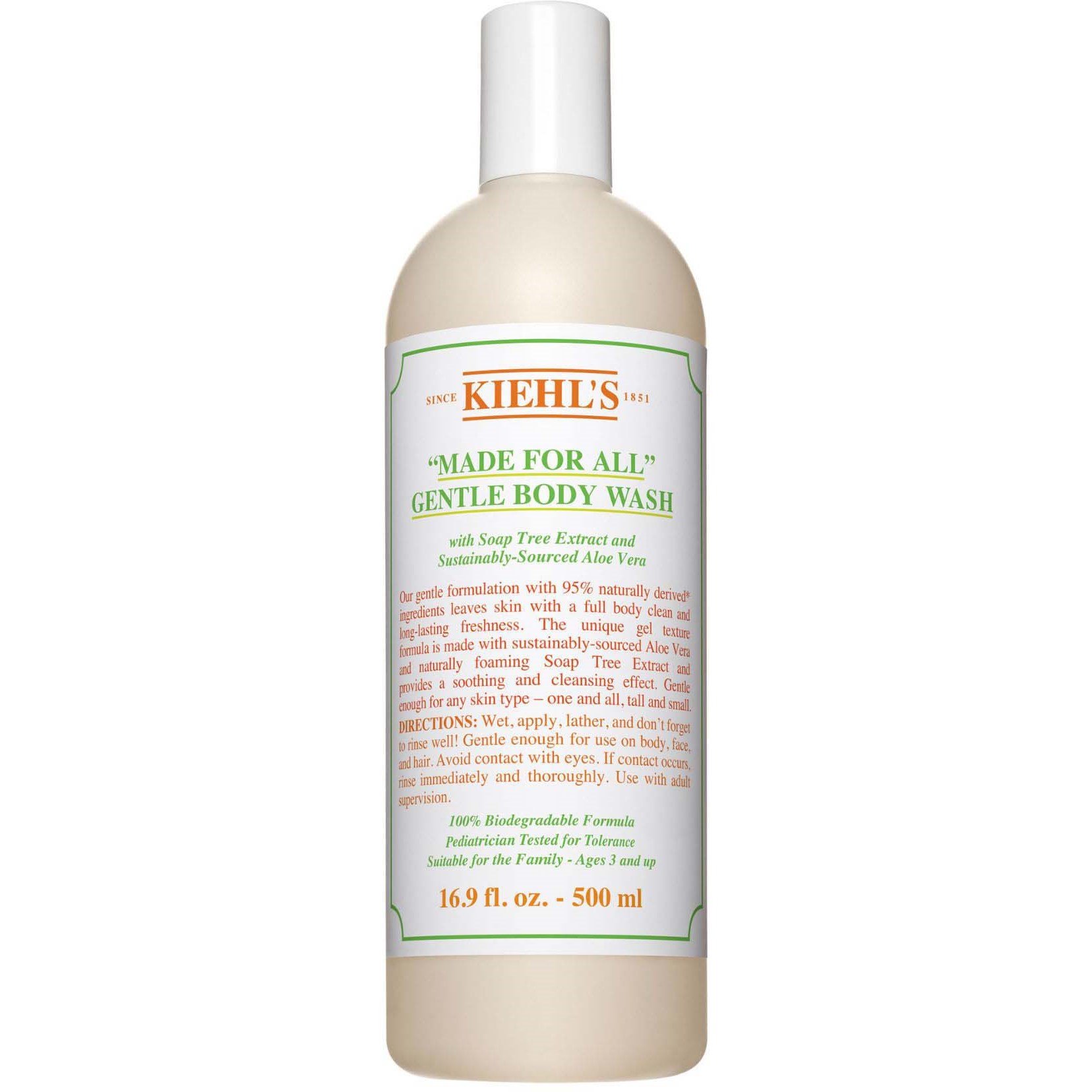 Läs mer om Kiehls Made for All Gentle Body Wash 500 ml