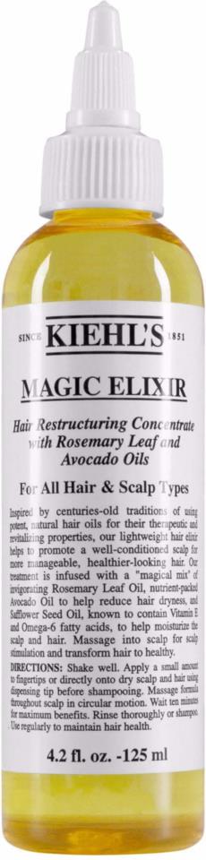 Kiehls Magic Elixir Hair Restructuring Concentrate 125 Ml