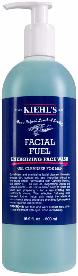 Kiehls Facial Fuel Energizing Face Wash For Men 500 ml