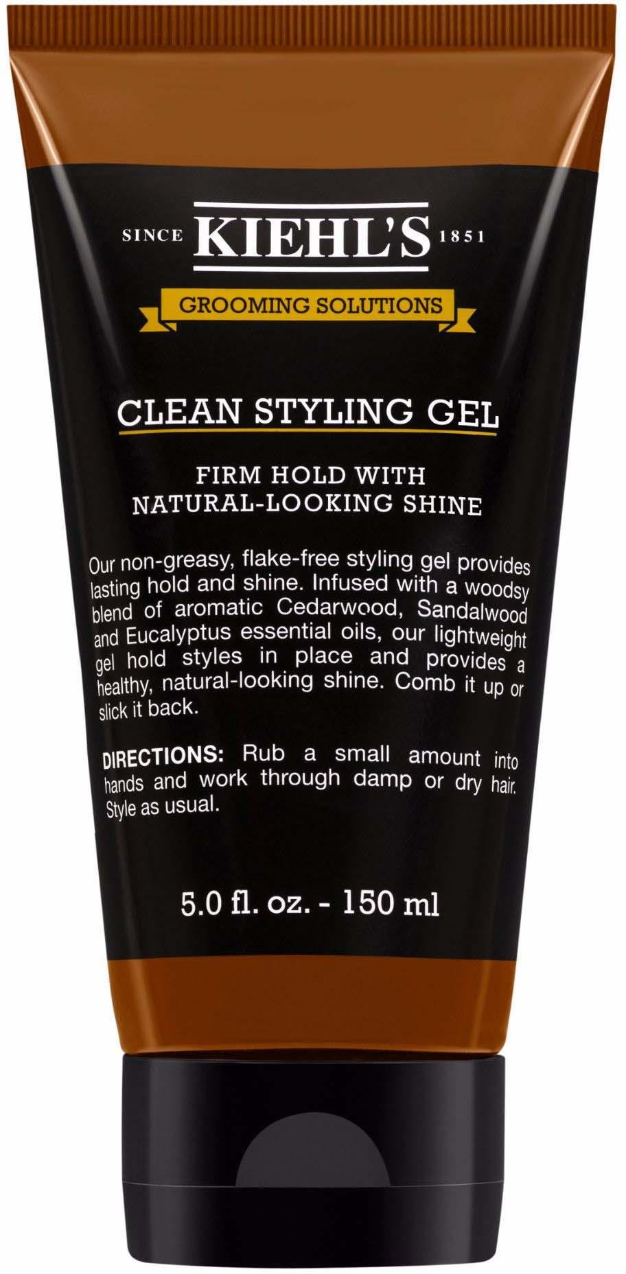 Kiehls Men Grooming Solutions Clean Hold Styling Gel 150 Ml