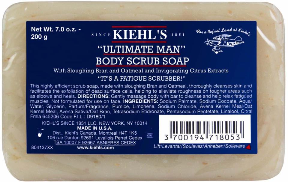Kiehl's Men Scrub Soap 200 g