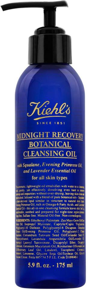 Kiehls Midnight Recovery Botanical Cleansing Oil 175 ml