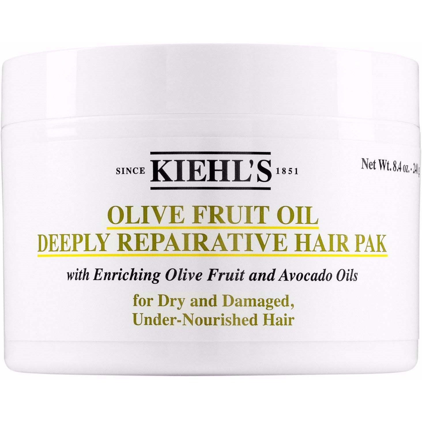 Bilde av Kiehl's Olive Fruit Oil Deep Rep Hair Pak 250 Ml