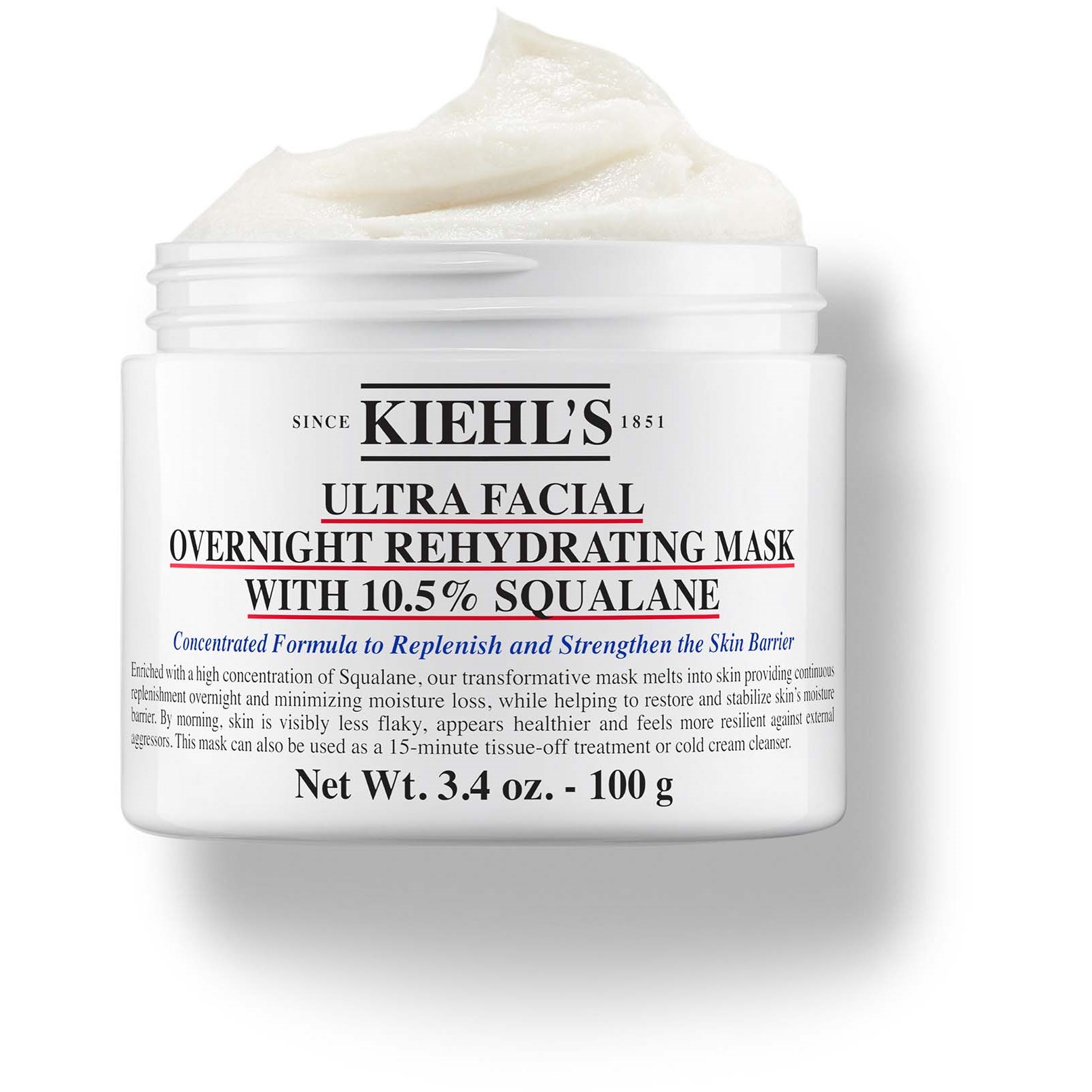 Alternativ bild 1 för Kiehl's - Ultra Facial Overnight Rehydrating Mask 100 ml på Skincity.com