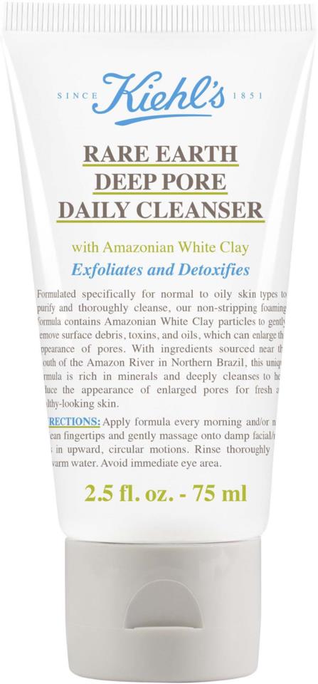 Kiehls Rare Earth Deep Pore Daily Cleanser 75 ml