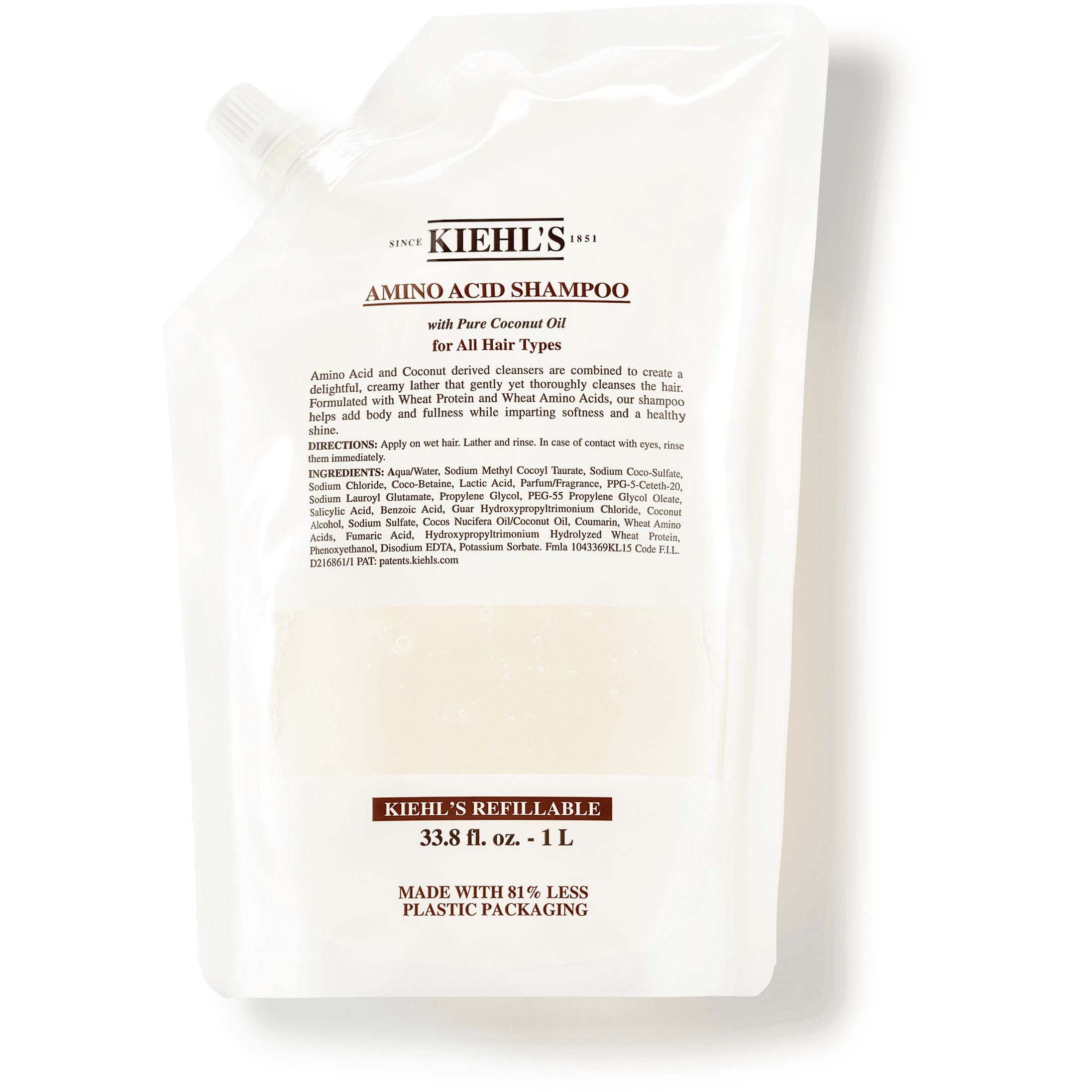 Läs mer om Kiehls Amino Acid Hair Care Shampoo with Coconut Oil Refill 1000 ml