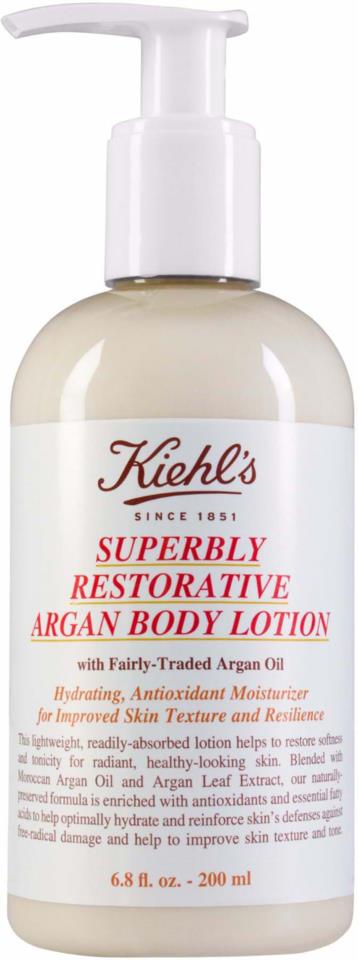 Kiehl's Superbly Restorative Argan Body Lotion 200ml