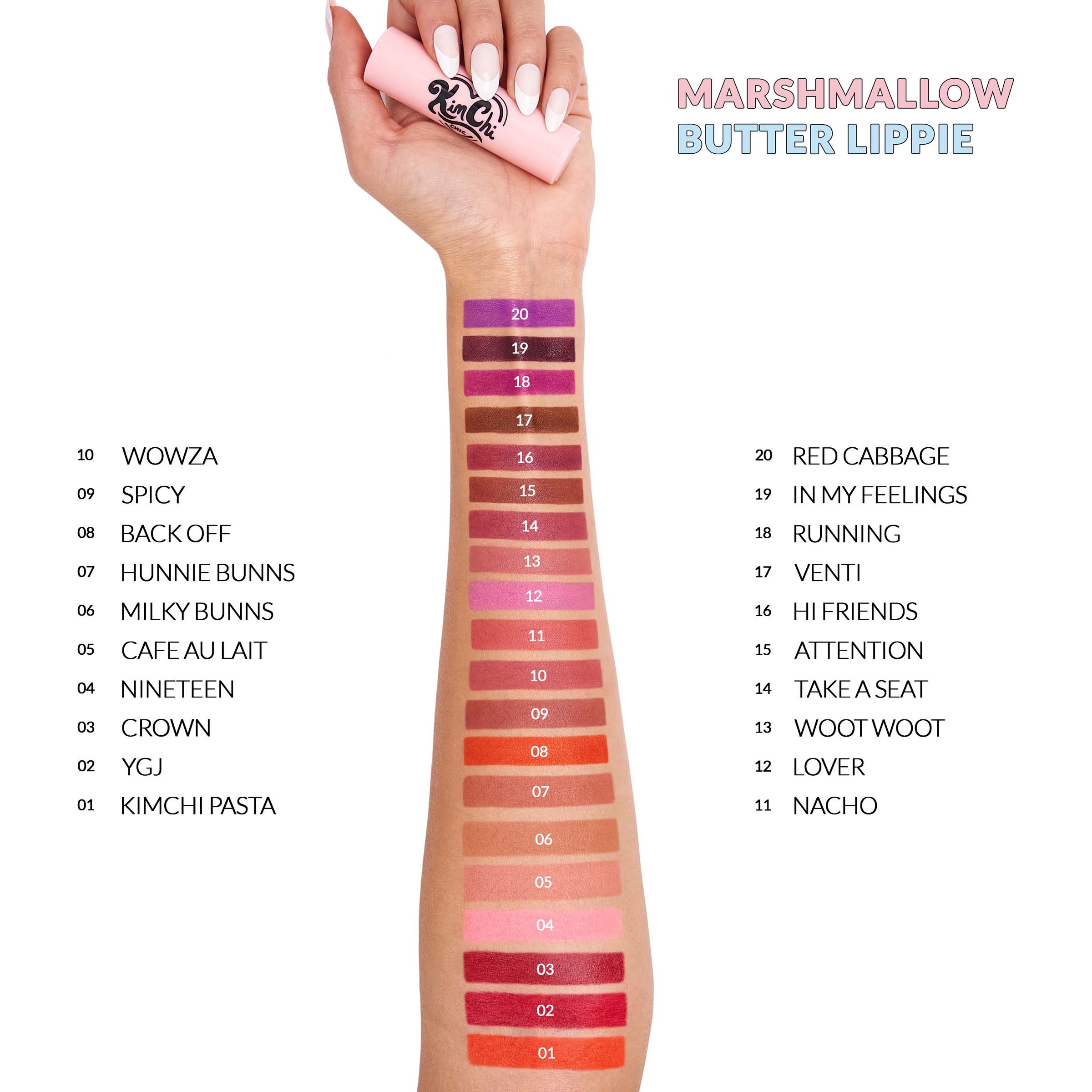 KimChi Chic Marshmallow Butter Lippie - pomadka do ust Venti (obrázok 3)
