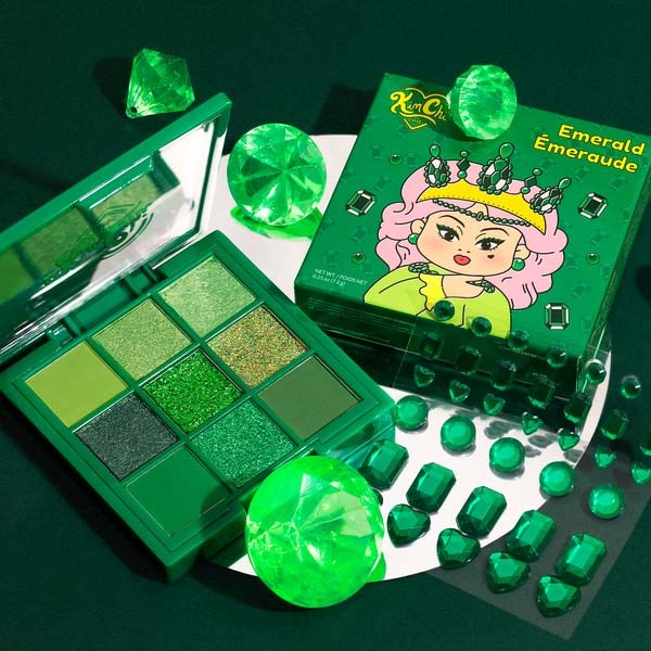 KimChi Chic Jewel Collection Eyeshadow Palette 02 Emerald (obrázok 5)