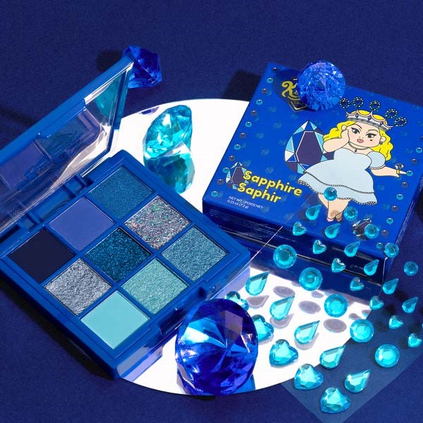 KimChi Chic Jewel Collection Eyeshadow Palette 03 Sapphire (obrázok 5)
