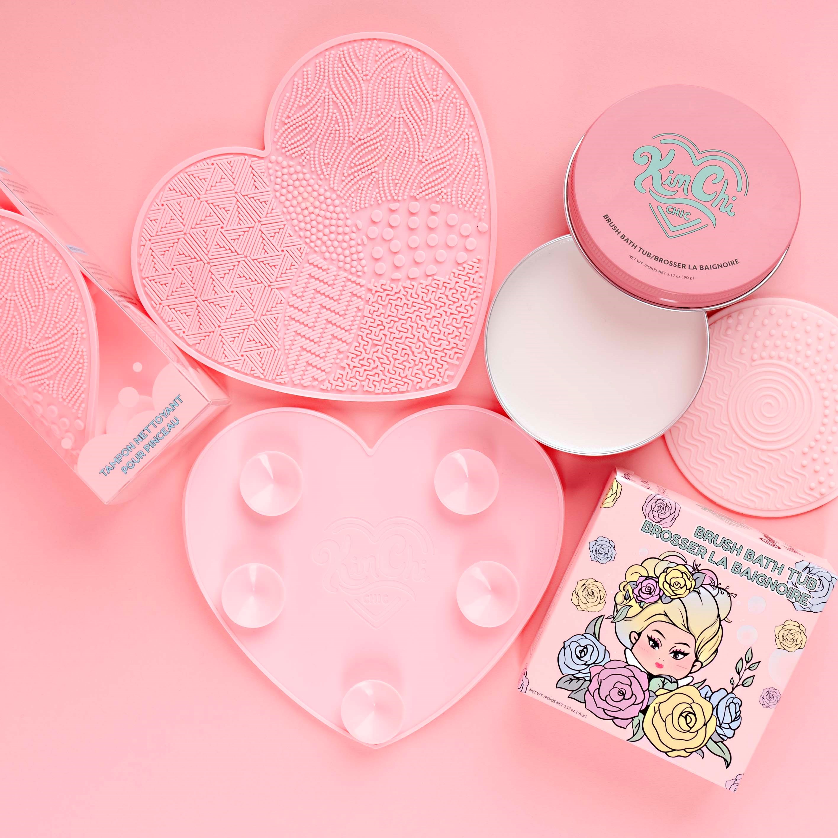 KimChi Chic Brush Cleansing Pad Pink - podkładka do mycia pędzli (obrázok 4)