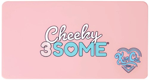 Палетка румян KimChi Chic Cheeky 3Some Blush Trio пудровые, с зеркальцем, оттенок Bonita Senorita — фото 3