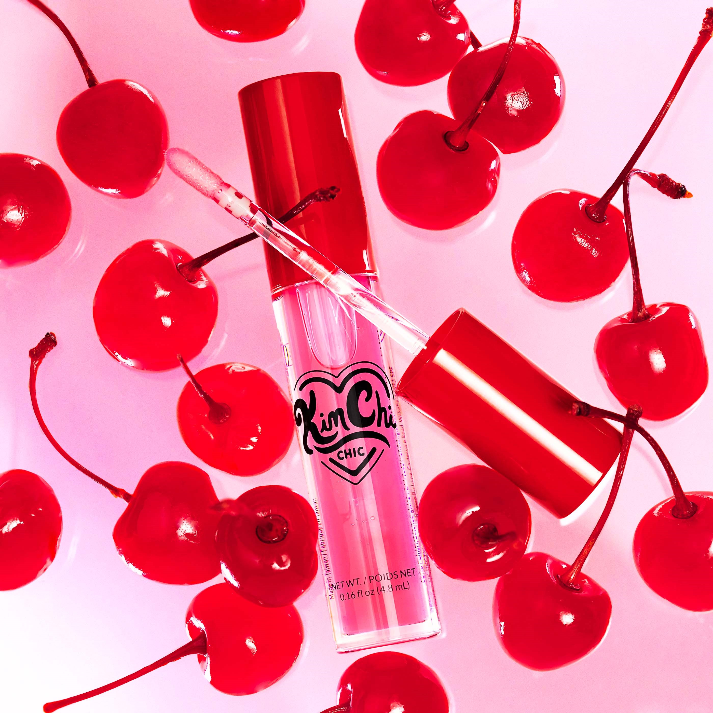 KimChi Chic Cherry Chic Lip Gloss Puthy Cat - błyszczyk (obrázok 6)