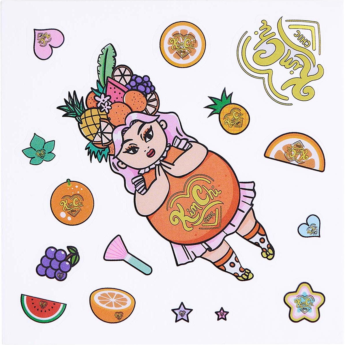 KimChi Chic Citrus Queen - paleta cieni 01 Orange (obrázok 9)