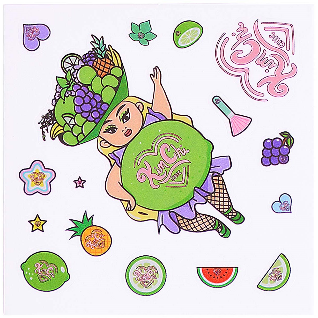 KimChi Chic Citrus Queen - paleta cieni 03 Lime (obrázok 9)