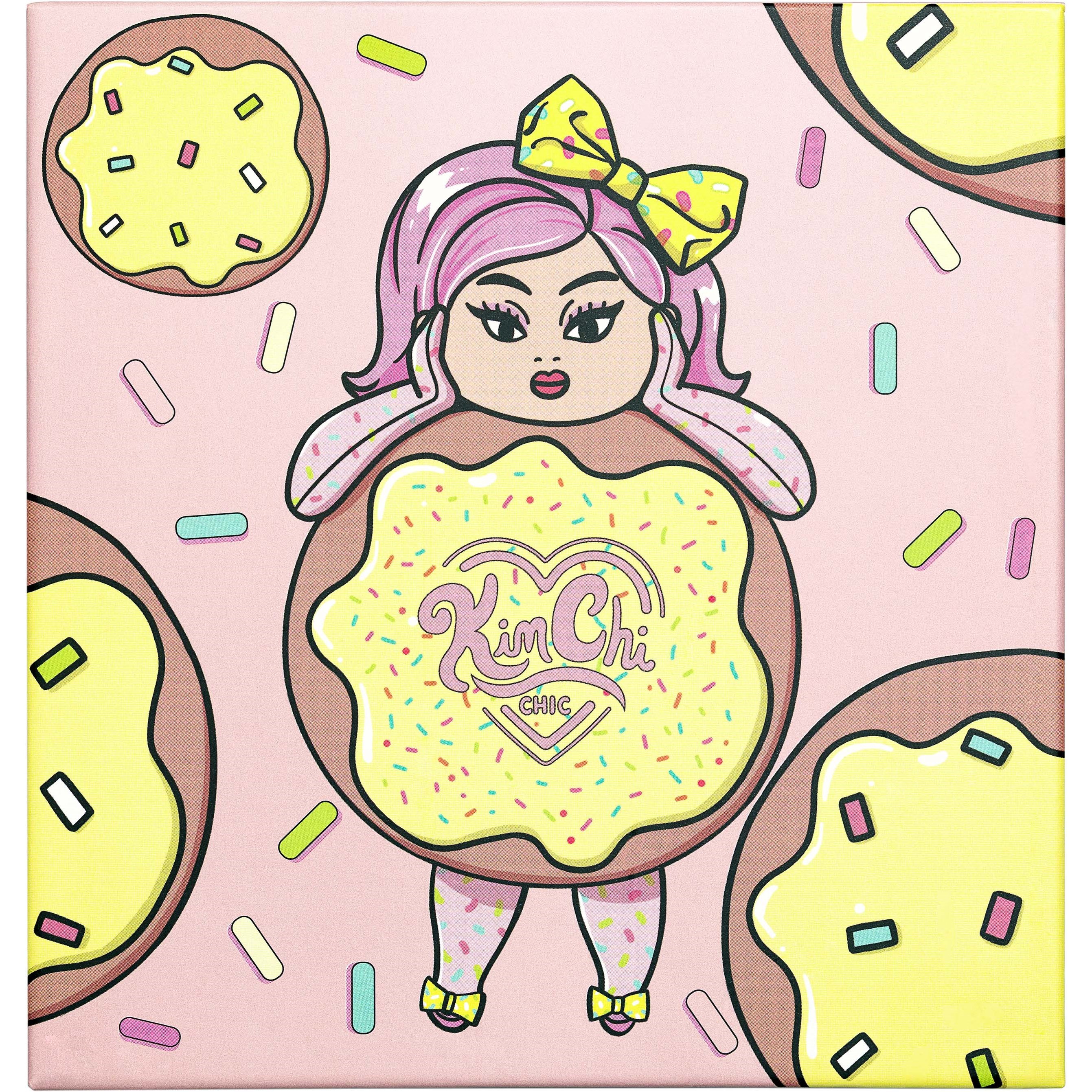 KimChi Chic Donut Collection Eyeshadow Palette - paleta cieni Rainbow (obrázok 4)