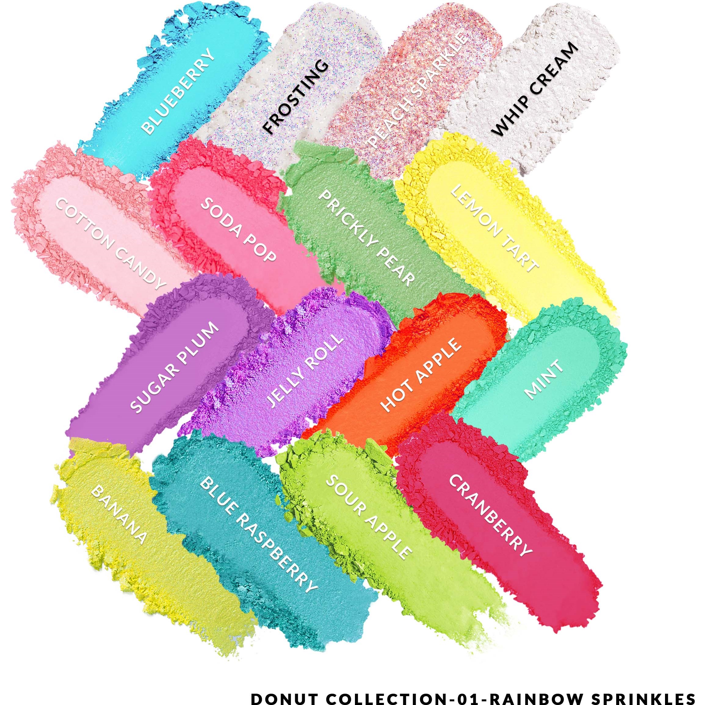 KimChi Chic Donut Collection Eyeshadow Palette - paleta cieni Rainbow (obrázok 5)