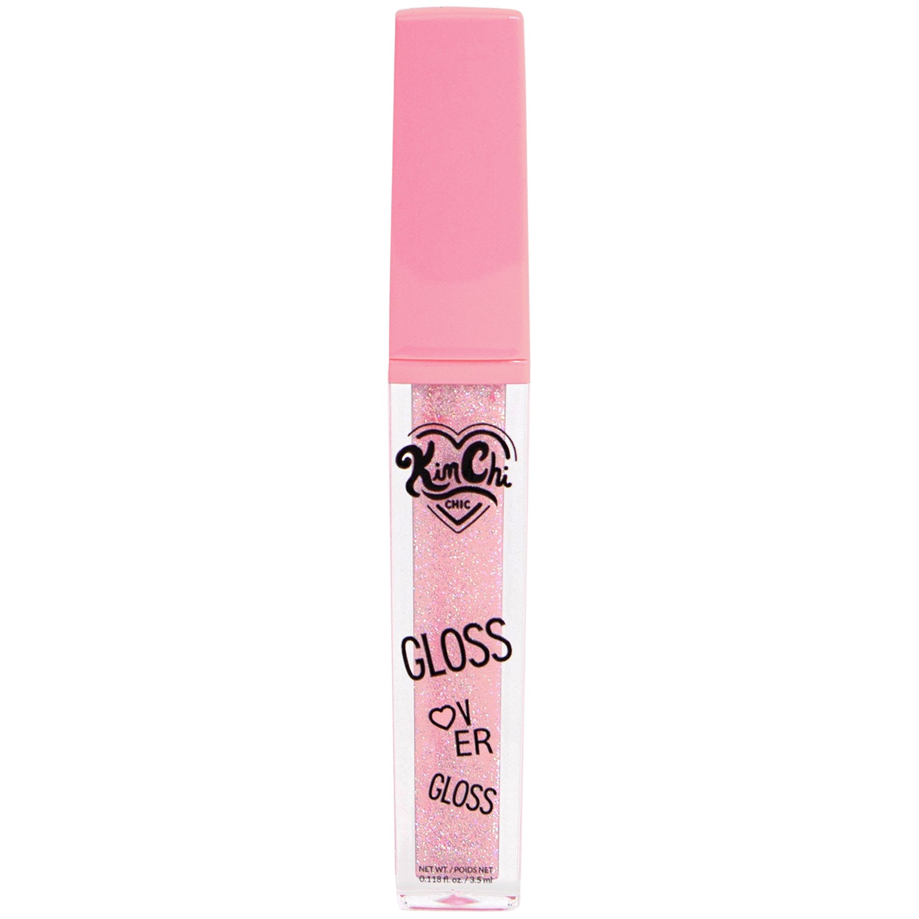 Läs mer om KimChi Chic Gloss Over Gloss Full Coverage Lipgloss Peach Shimmer