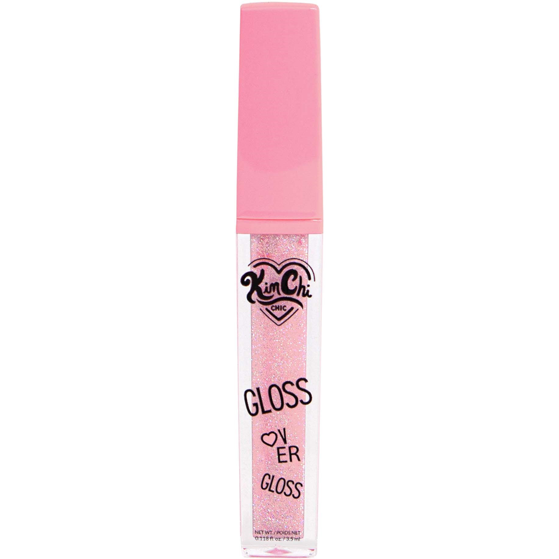 Läs mer om KimChi Chic Gloss Over Gloss Full Coverage Lipgloss Pink Shimmer