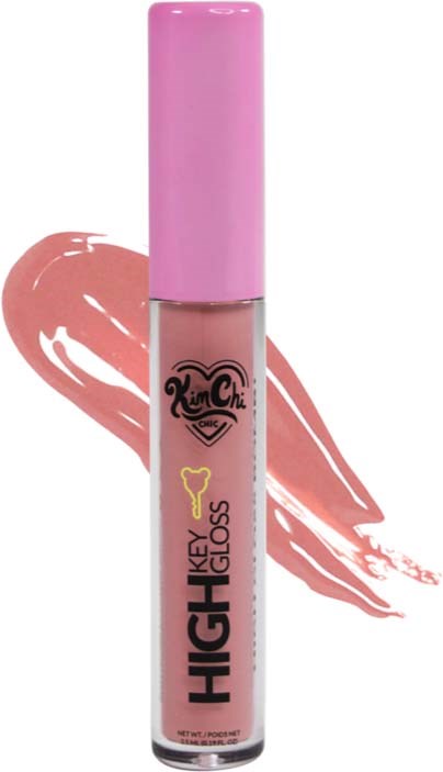 KimChi Chic High Key Gloss Full Coverage Lipgloss Natural Pink