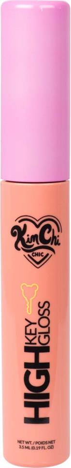 Kimchi Chic High Key Gloss Full Coverage Lipgloss Peach Pink