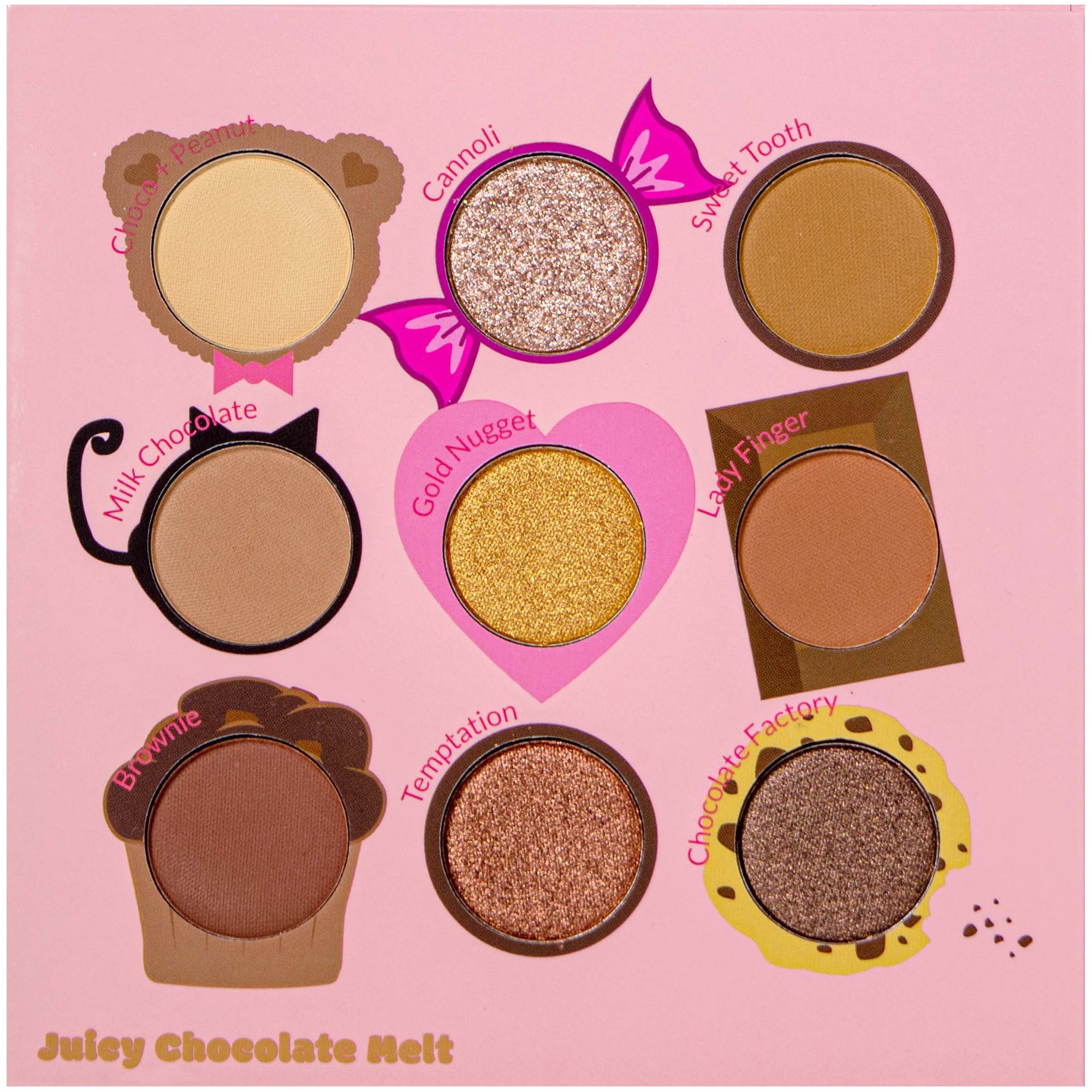 Läs mer om KimChi Chic Juicy Nine Palette Juicy Chocolate