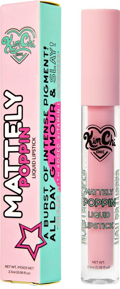 KimChi Chic Mattely Poppin Liquid Lipstick 01 Werk 2,5ml