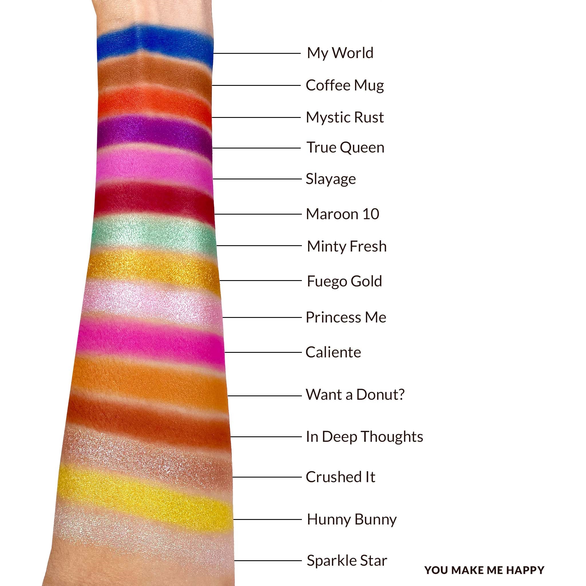 KimChi Chic The Happy Palette - paleta cieni do powiek You Make Me Hap (obrázok 4)
