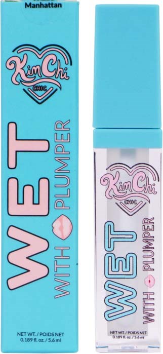 Блеск для губ KimChi Chic Wet Gloss Lipgloss + Plumper с эффектом объёма, оттенок Manhattan — фото 4