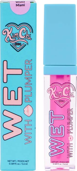 Блеск для губ KimChi Chic Wet Gloss Lipgloss + Plumper с эффектом объёма, оттенок Miami — фото 4