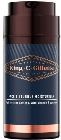King C Gillette Face & Stubble Moisturizer 100ml