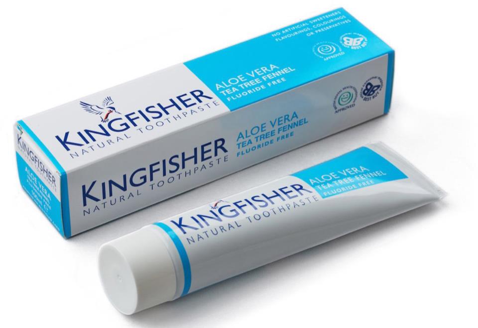 Kingfisher Fennel Toothpaste Aloe & TeaTree Fluor free 100 m