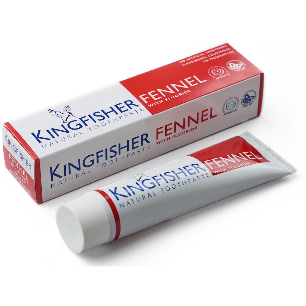 Läs mer om Kingfisher Fennel Toothpaste Fluor 100 ml