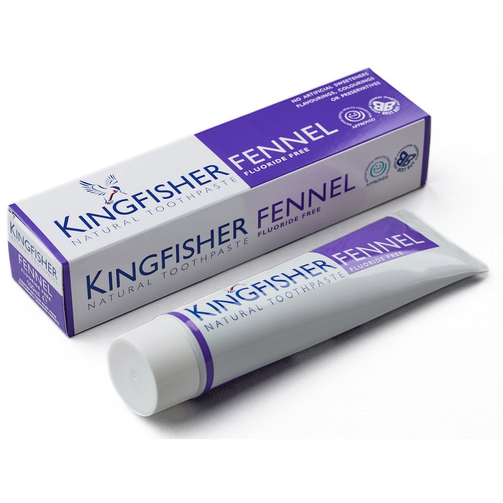 Läs mer om Kingfisher Fennel Toothpaste Fluor Free 100 ml
