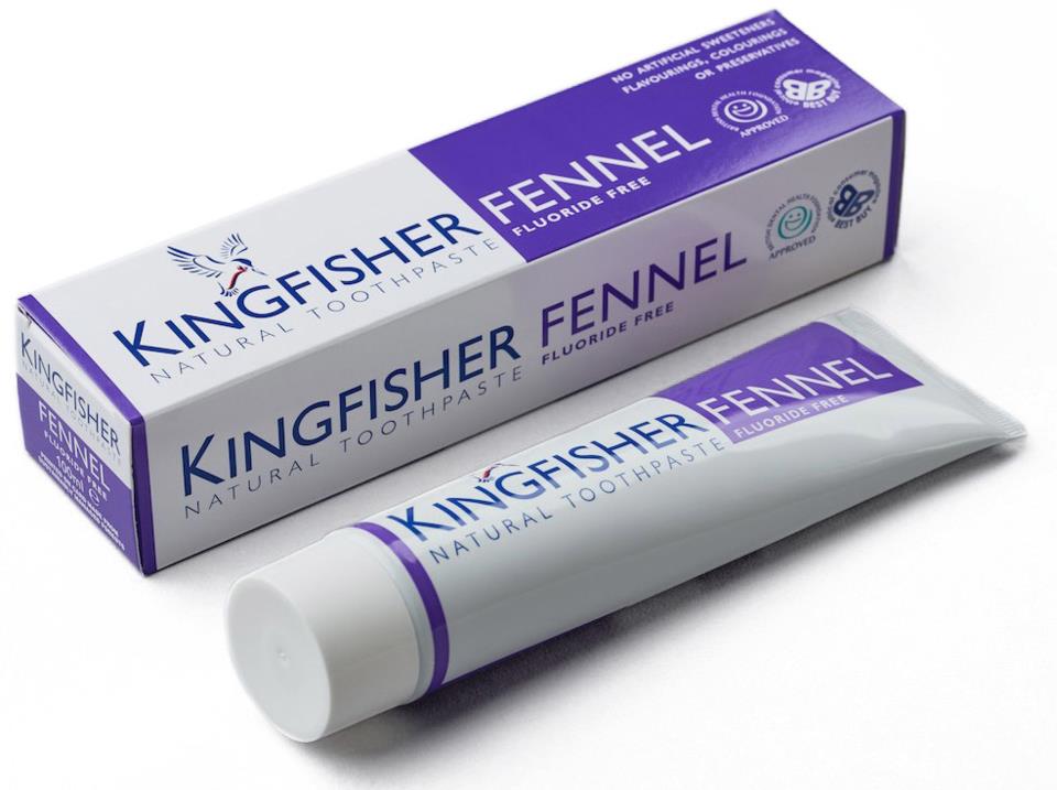 Kingfisher Fennel Toothpaste Fluor free 100 ml