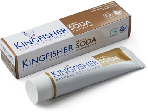 Kingfisher Mint Toothpaste Baking Soda Fluor free 100 ml