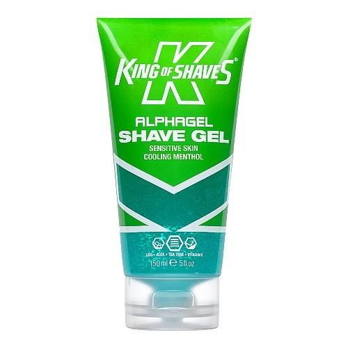 Kings of Shaves Alphagel Shave Gel Sensitive Skin Cooling Menthol 150