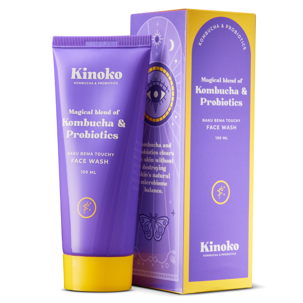 Läs mer om Kinoko Face Wash Probiotic & Kombucha 100 ml