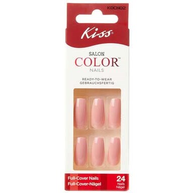 Läs mer om Kiss Color Nails - Fake Smile