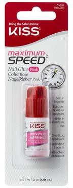 KISS Maximum Speed Pink Nail Glue