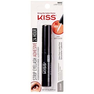 Läs mer om Kiss Strip Eyelash Adhesive- 24 hr Clear
