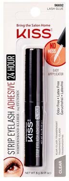 Kiss Strip Eyelash Adhesive- 24 hr Clear