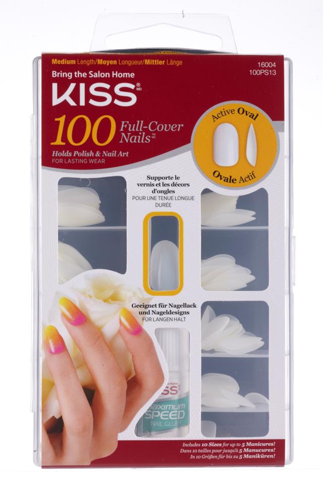 Kiss 100 Nails Active Oval Int I C