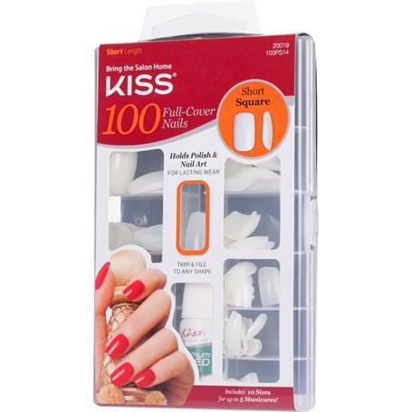 Kiss 100 Nails Short Square 