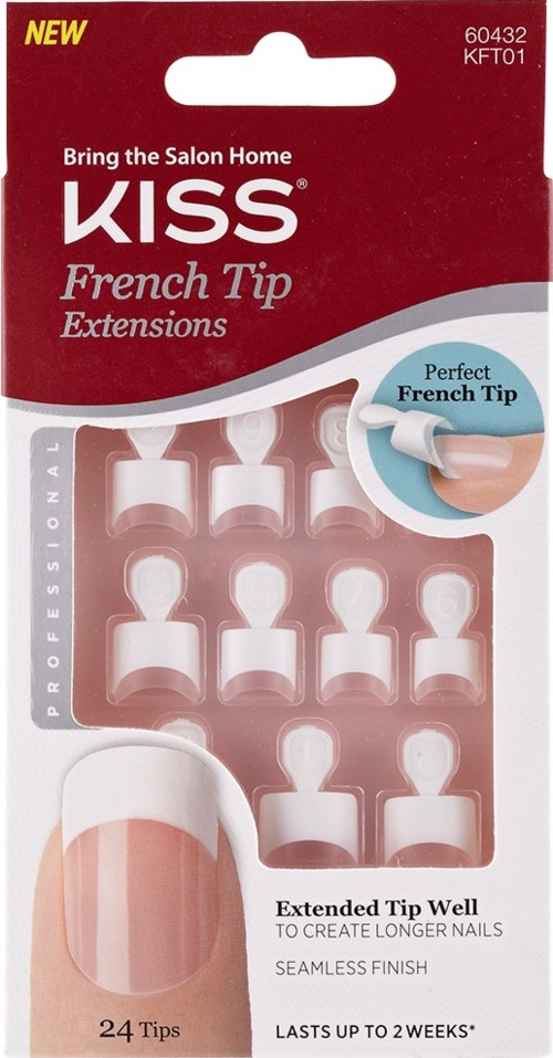 Kiss French Tip Nail Extensions White