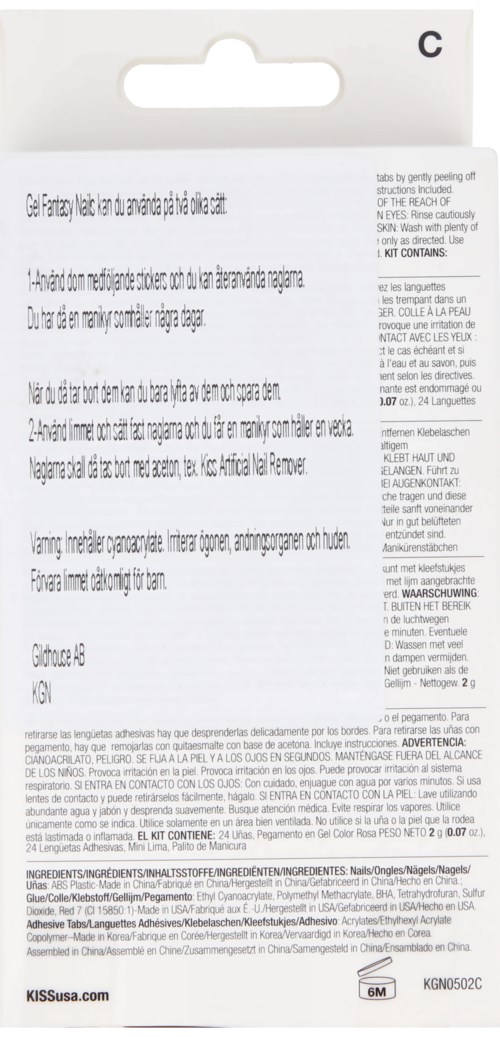 A product package with text instructions, warnings, and ingredients printed on the back.